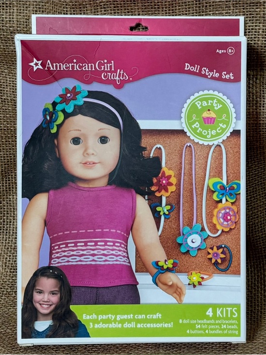Other - American Girl Doll Style Set Party Craft Project 4 Kits Headband Bracelet